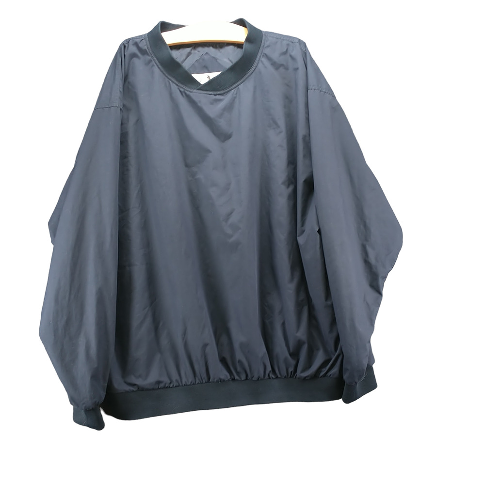 Chukkers by Midwest Men's Windbreaker Jacket Blue 2X Long Sleeve Pullover